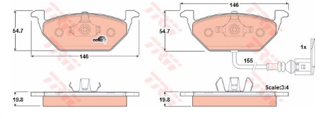 Ön Balata VW Bora  VW Golf IV Mk4 (1998–2004)  VW  VW Jetta Mk4 (1999–2005)   New Beetle (1998–2010) VW Golf Cabriolet (2000–2002, Mk4 )